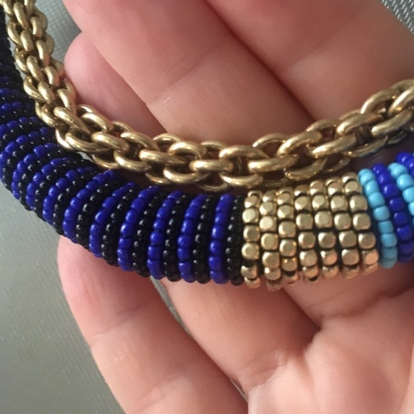 :: Stella & Dot Marine Hand Beaded Necklace - Picture 9 of 11